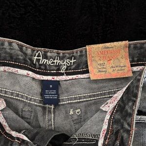 Amethyst Jeans Women's Dark Gray Jeggings